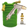 High Pressure Expandable PVC Garden Water Hose with Double Metal Connector.