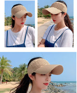 Elastic Fabric Sports Sun Cap