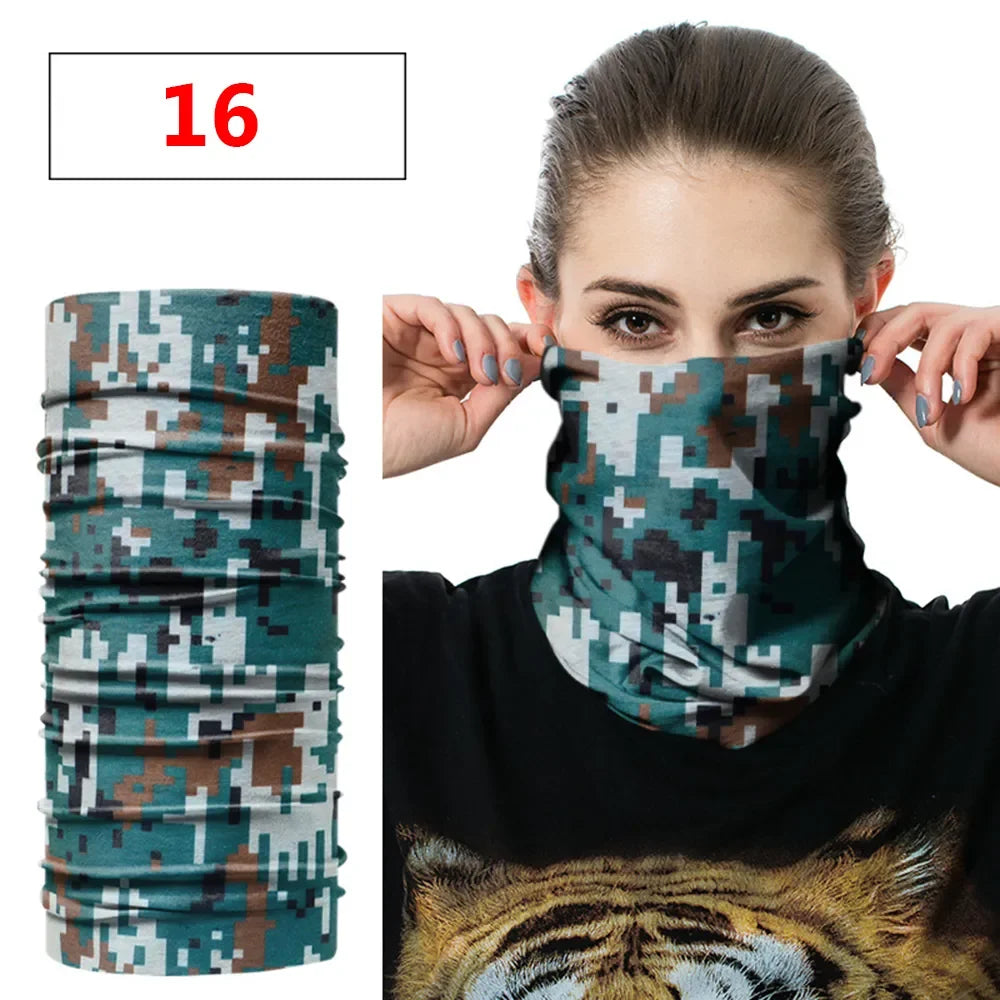 Men Or Women's Head Face Neck Tube Bandana Scarf