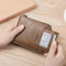 Men's Pu Leather Wallet With Zipper.