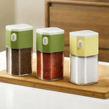 Moisture-proof Seasoning Bottle That Can Extrude 0.5 Grams Of Salt Or Sprinkle Larger Measurements Without Clumping