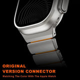 Luxury Titanium Strap for Apple Watch Ultra 3/2 49mm Series 11 10 46mm 45mm 44mm 42mm Or Silicone Bracelet For iwatch 9 8 7 6 SE 5