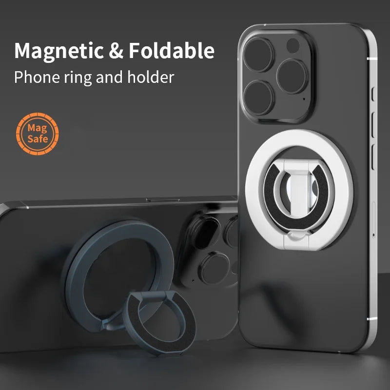 Magnet Grip Ring Holder With Kickstand For iphone 14 15 And 16
