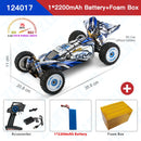 Remote control high speed off-road racing car. 75KM/H 4WD RC Car.