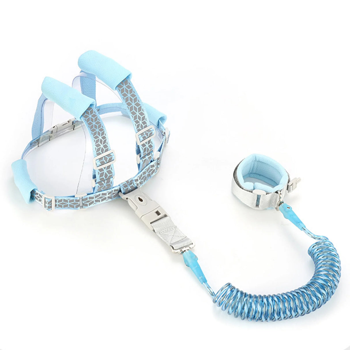 2 In 1 Toddler Reflective Wrist Link Walking Harness