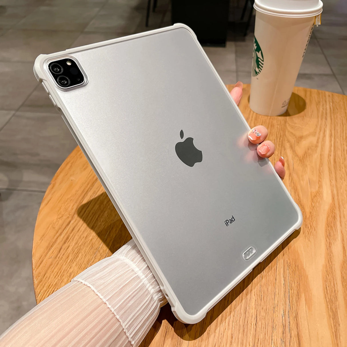 Tablet Case for IPad A16 11/10th 7/8/9th Gen Mini Air 7 6 5 4 A17 Pro 11 13 12.9 M3 M2 M4 10.2 10.9 Inch Translucent Matte Case