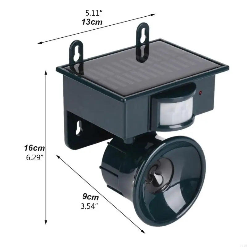 Outdoor Ultrasonic Solar Powered Bird Cat\Dog Mouse Repellent Alarm Sensor