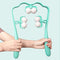 Neck and Shoulder Dual Trigger Point Roller Self-Massage Tool.