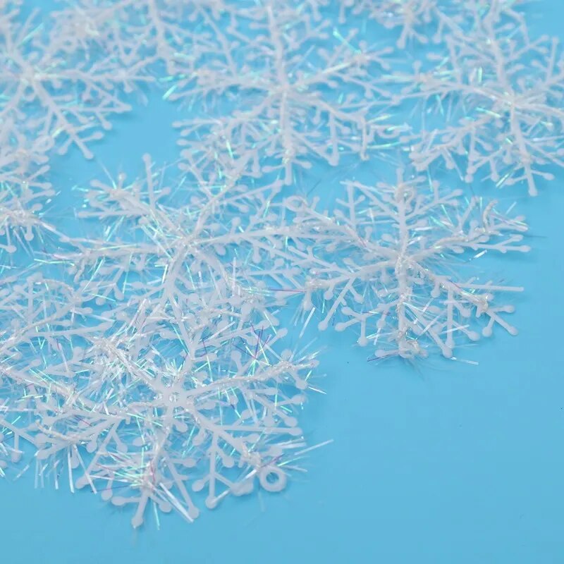 30Pcs Christmas Snowflake Garland Or Tree Ornament.