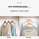 Multi-function Wardrobe Space-saving Plastic Hanger Hooks.