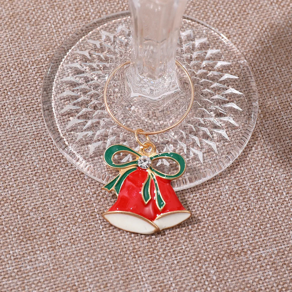 Christmas Wine Glass Charms