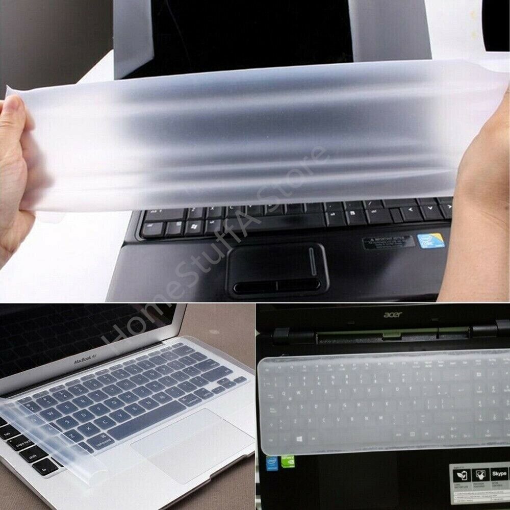 Universal 5-17 Inch Silicone/Waterproof Keyboard Protective Film.