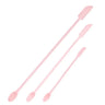 3-Piece Cosmetic Silicone Bottle Mini Scraper