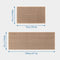 Linen Weave Durable Anti-slip Floor Mat.