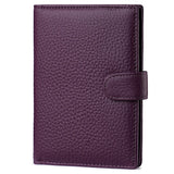 Men Or Women's RFID Slim Leather Passport Holder With Card And Money Slots