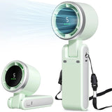 USB Charging Mini Handheld High-speed Digital Display Fan