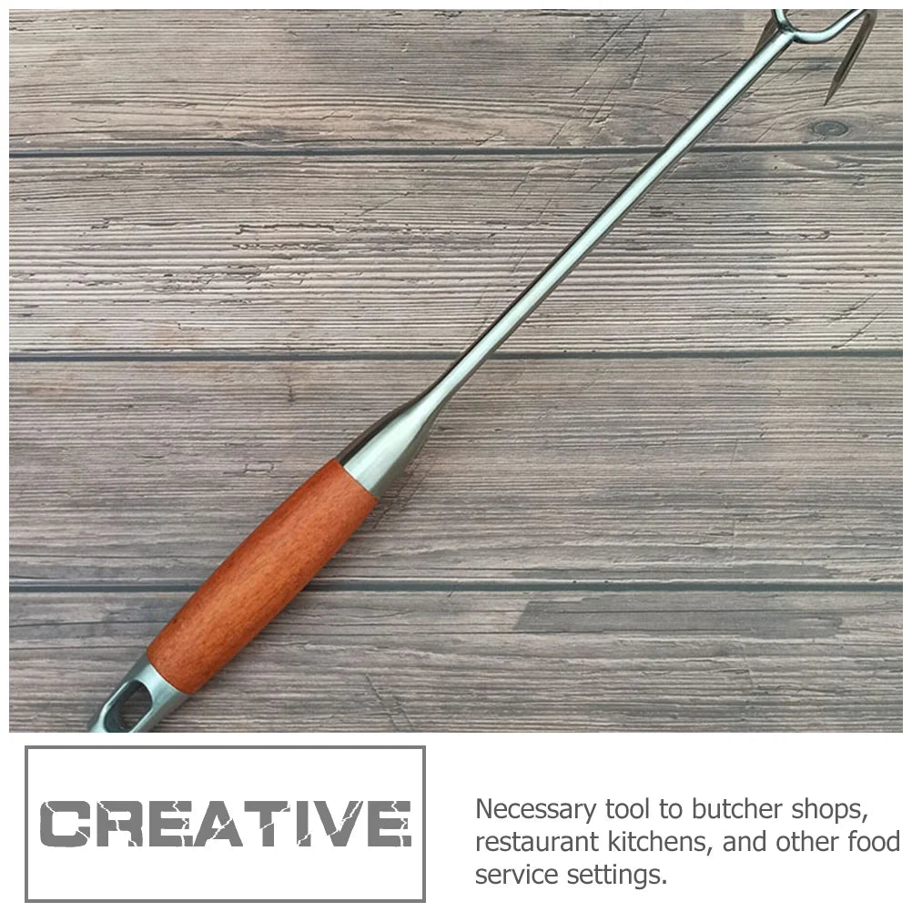 Stainless Steel Barbeque Hook For Grilling/Flipping Meat