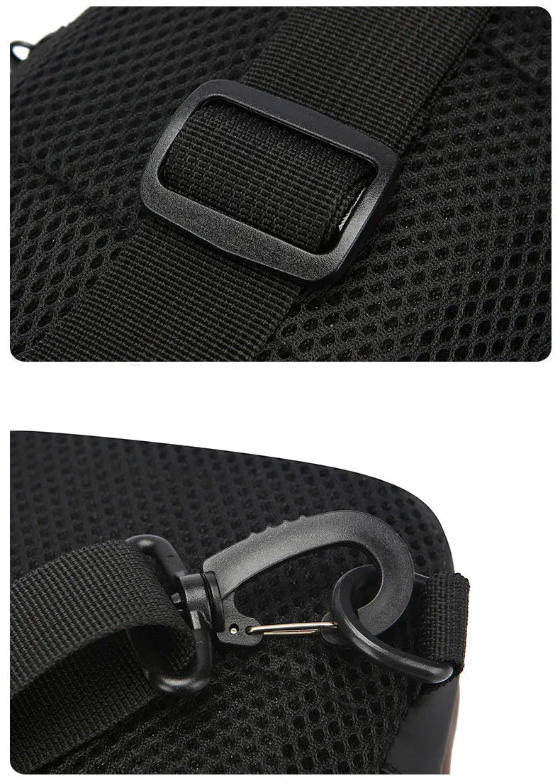 Men's Anti Theft USB Charging Crossbody Bag