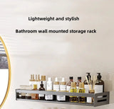 Aluminum Bathroom/Kitchen Shelf For Accessories With Towel Bar
