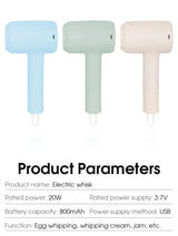 1Pcs Electric Portable 3-speed Whisk
