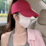 Sporty Ponytail Cap With Snapback