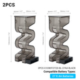 Battery Ladder Dispenser For 35 AAA Or 27 AA With Tester