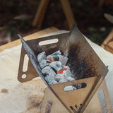 Tomshoo Portable Folding Stainless Steel Backpacking Barbeque