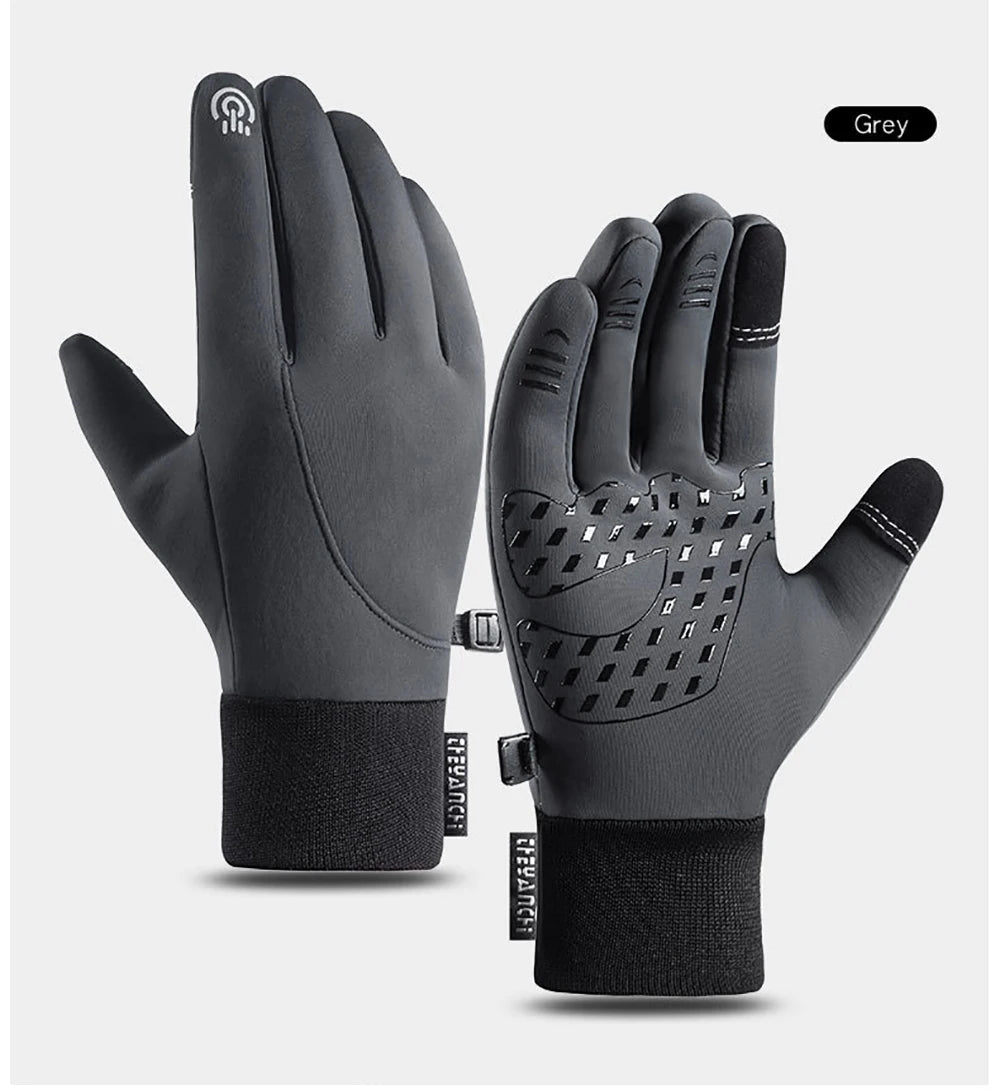 Men's Fleece Waterproof Winter Gloves