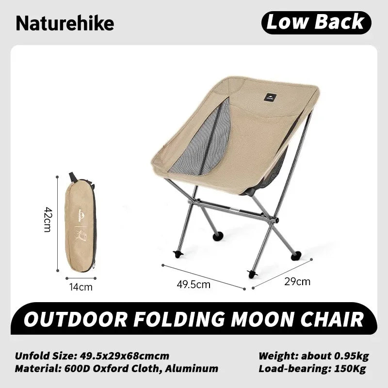 Naturehike Ultralight Folding Aluminum Mesh Camping Chair