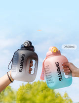 GIANXI  Plastic Sports Water Bottle With Straw