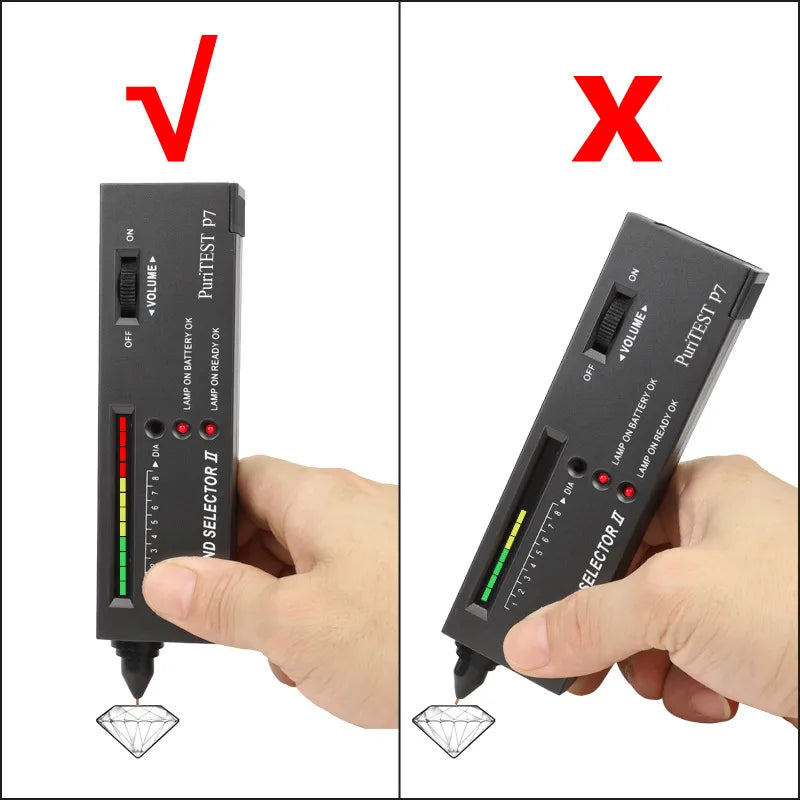 SHOTTOR High Accuracy LED/UV Diamond Tester Set