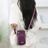 Women's Lightweight Nylon Crossbody Or Arm Bag