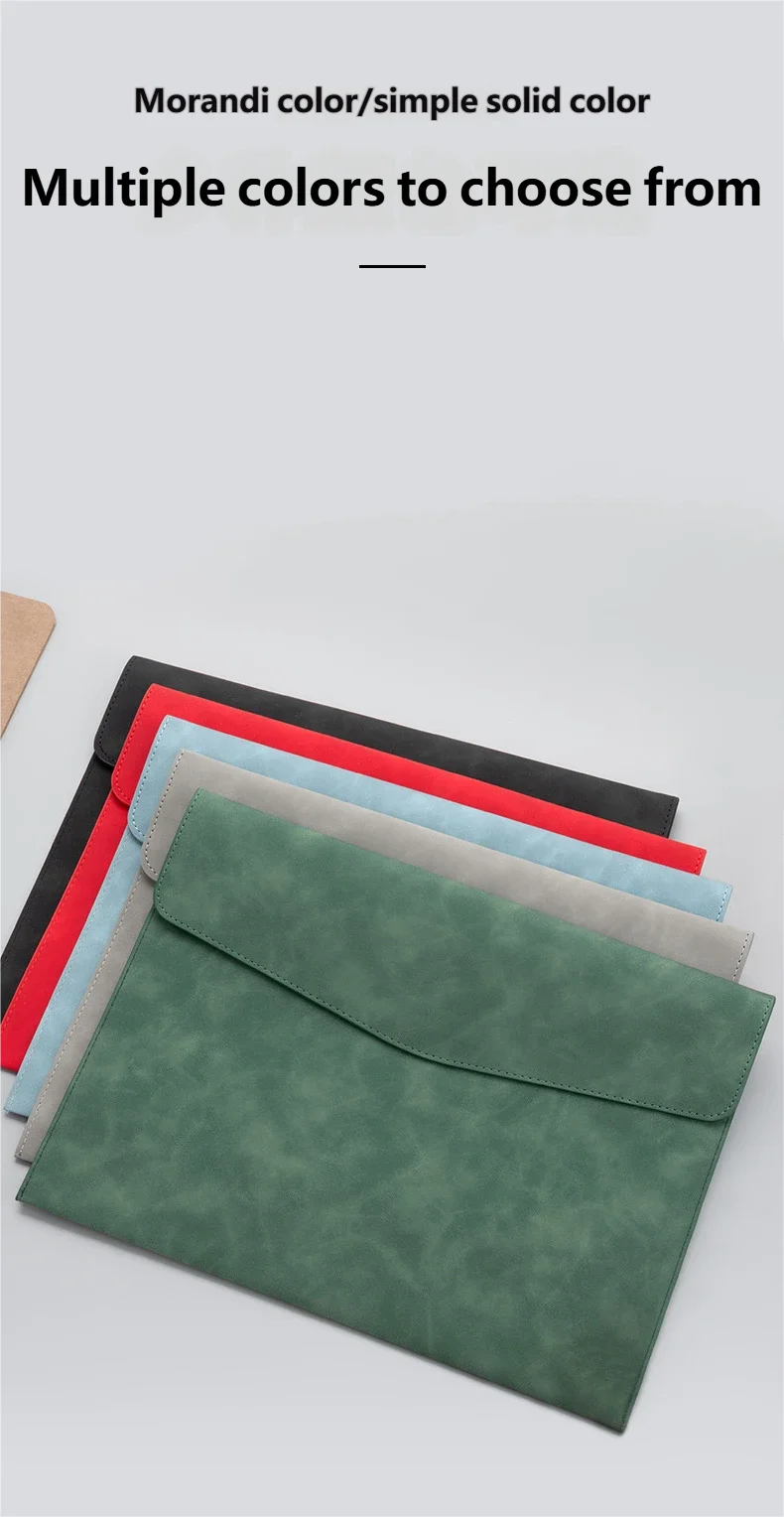 Waterproof A4 Leather File Document Folder