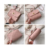 PU Leather Crossbody Mini Shoulder Handbag