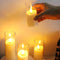 6Pcs Led Flameless Acrylic Battery Candles.