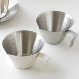 Stainless Steel with Measurement Espresso Extraction Cup