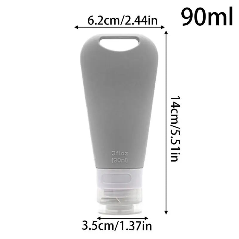 Silicone 90ml Dispensers Bottles For Pet Water Or Travel Products