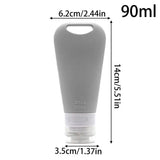 Silicone 90ml Dispensers Bottles For Pet Water Or Travel Products