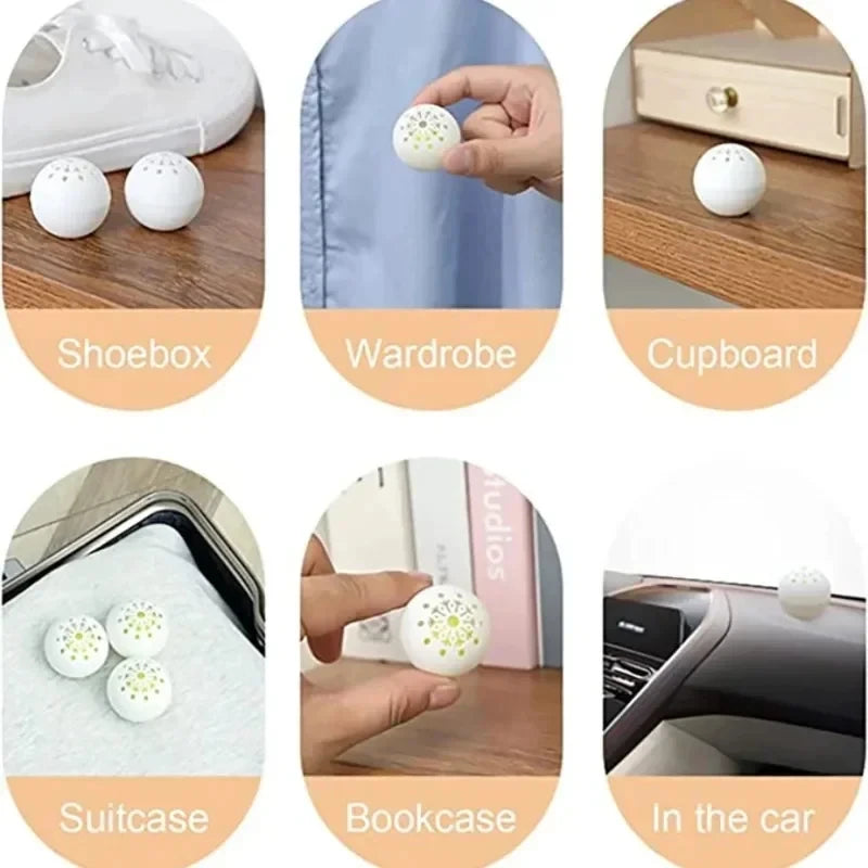 6/12/24Pcs Deodorizer Balls For Neutralizing Odor In Shoes