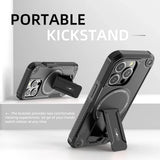Magsafe Invisible Support Phone Case for IPhone 17 16 15 14 13 12 Pro Max