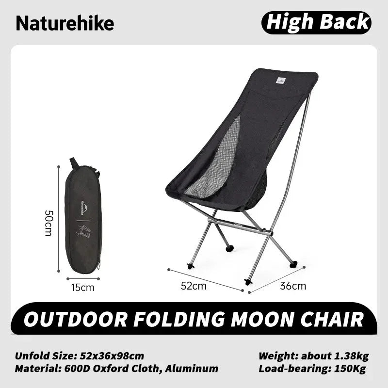 Naturehike Ultralight Folding Aluminum Mesh Camping Chair