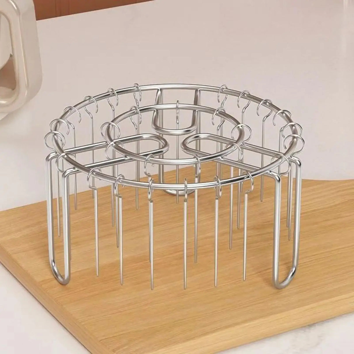 Stainless Steel Hanging Non-Stick Air Fryer Grill Rack