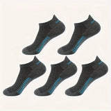 5/10 Pairs Men Or Women's Cotton Mesh Ankle Sports Socks