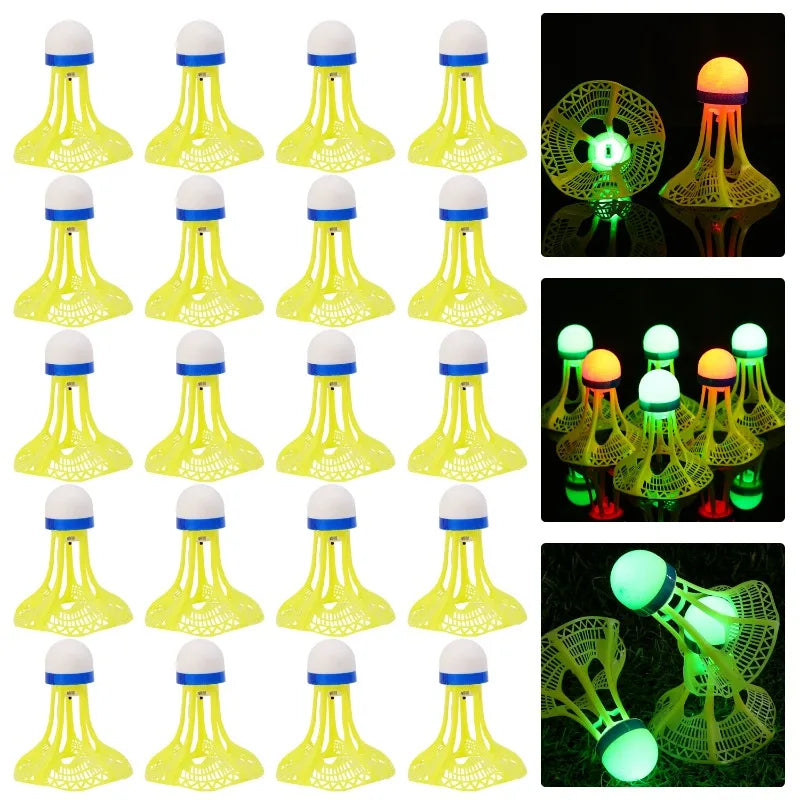 Windproof Light-up Durable Nylon Shuttlecocks