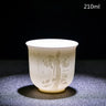 Chinese Three-dimensional White Porcelain Tea Cup