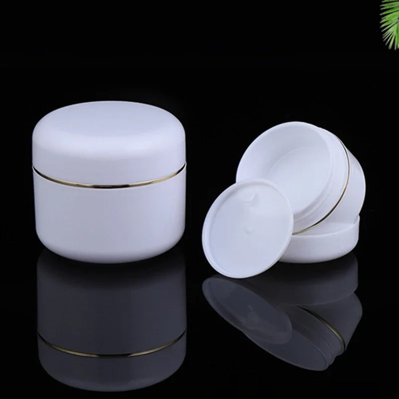 20/50pcs/Lot 30g-500g  Plastic Refillable Cosmetic Containers for Travel