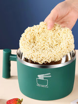 Stainless Steel Bowl With Lid For Instant Noodles