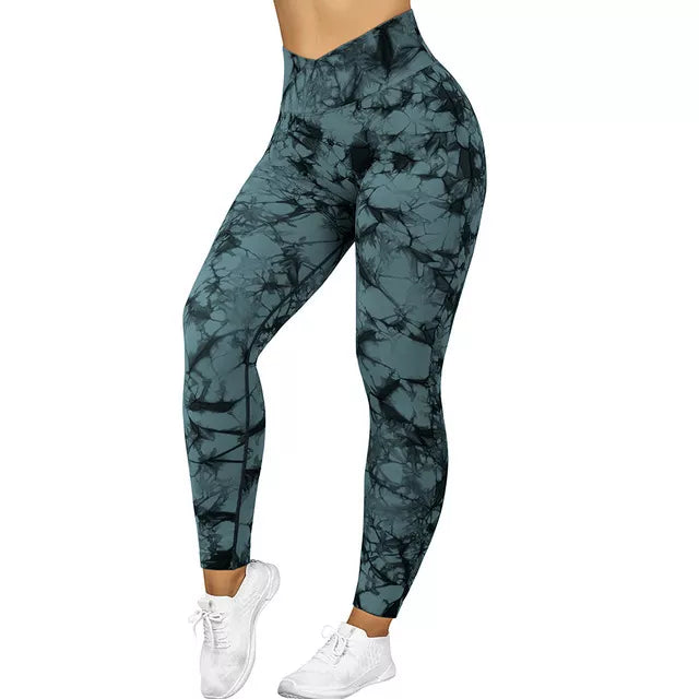 Tie Dye High Waist Yoga Leggings