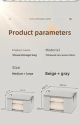 Foldable/Stackable Storage Organizer Bag