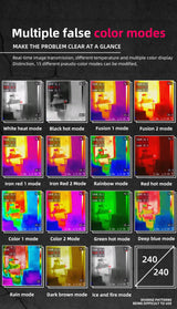 BSIDE Thermal Imager Camera HX1 Laser Thermographic HD Display For Circuit PCB Repair Pipeline Detection Medical Laser position